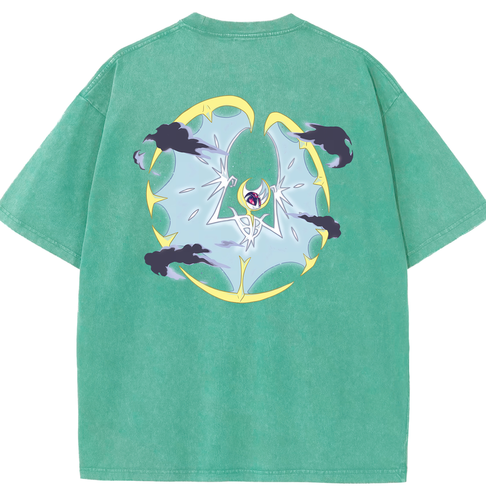 （画像用） ポケットモンスター Pokémon 綿100% ヴィンテージ風 半袖Tシャツ（背面プリント）